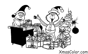 Christmas / The Grinch: The Grinch in his workshop