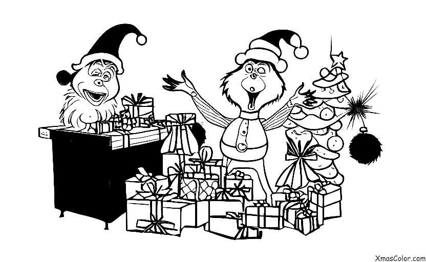 Christmas / The Grinch: The Grinch in his workshop