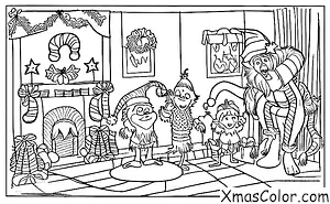 Christmas / The Grinch: The Grinch stealing Christmas