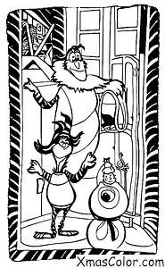 Christmas / The Grinch: The Grinch trying to steal Christmas