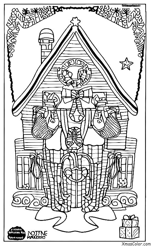 Christmas / The North Pole: Santa's house at the North Pole