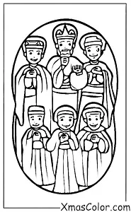 Christmas / The Three Kings: The Three Kings and Joseph