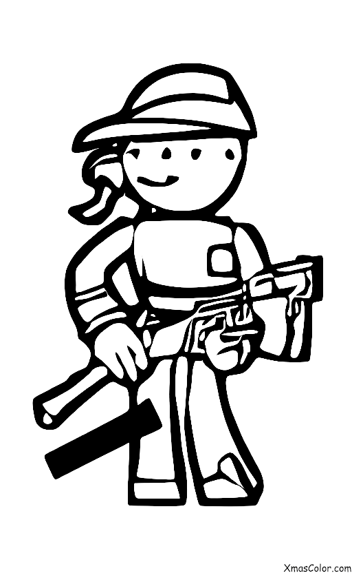 Christmas / Toy Soldiers: A toy soldier in combat