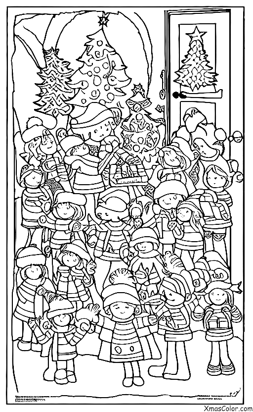 Christmas / Traditional Christmas: Christmas caroling