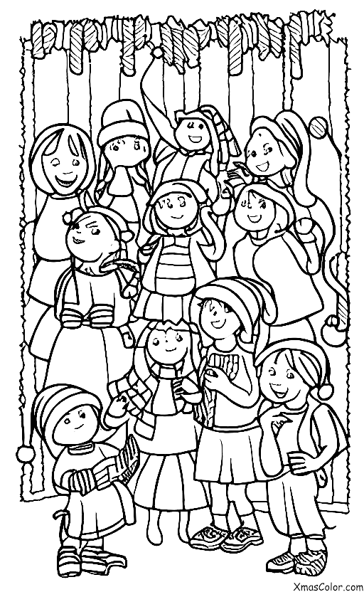 Christmas / Traditional Christmas: Singing Christmas carols