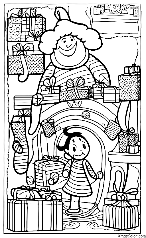 Christmas / Traditions on Christmas: Opening presents on Christmas morning