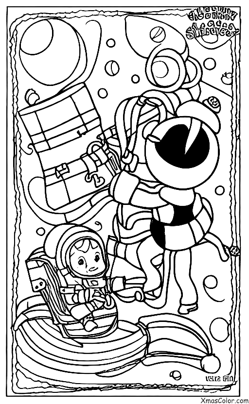 Christmas / Unusual Christmas: Christmas in space