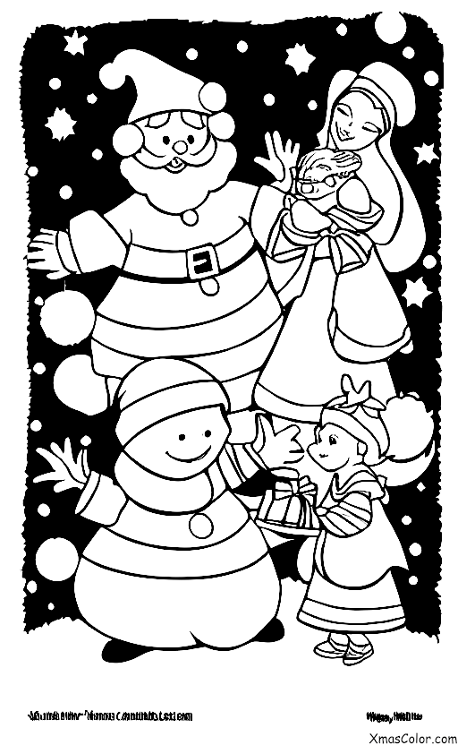 Christmas / Vixen: Vixen and Santa at the Christmas party