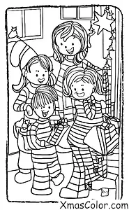 Christmas / What people do on Christmas: Children playing with their new Christmas toys