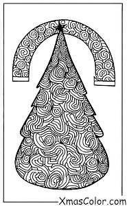 Christmas / White Christmas: A Christmas tree