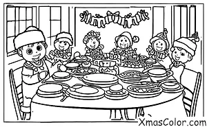 Christmas / Winter Wonderland: Christmas dinner