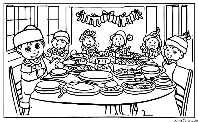 Christmas / Winter Wonderland: Christmas dinner