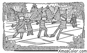 Christmas / Winter Wonderland: Ice skating