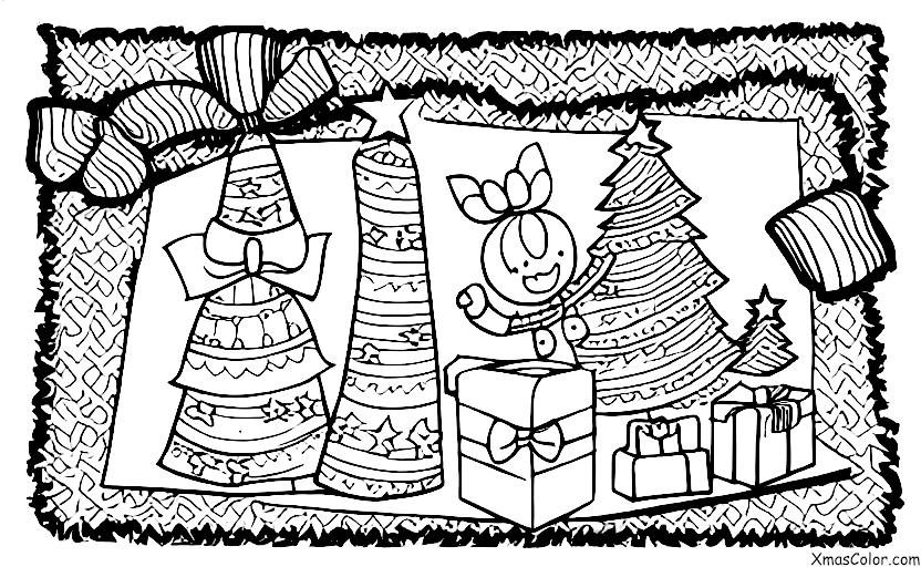 Christmas / Winter Wonderland: Wrapping presents