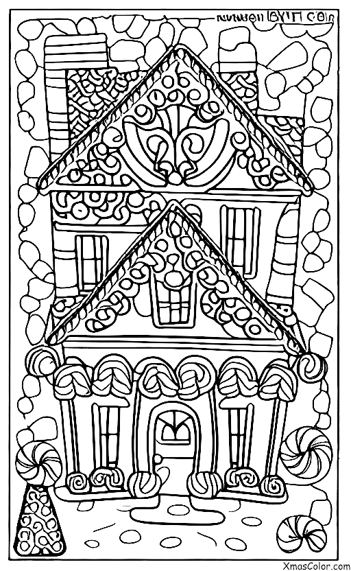 Christmas / Wintry Weather: Gingerbread house