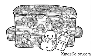 Christmas / Wrapping Christmas Gifts: Wrap the gifts in traditional Christmas colors