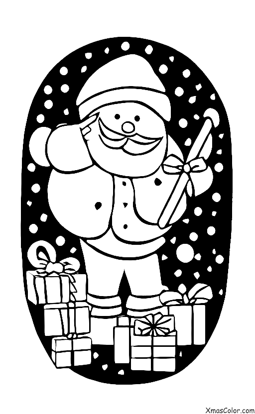 Christmas / Writing Letters to Santa: A child decorating their letter to Santa