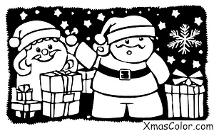 Christmas / Writing Letters to Santa: A child is mailing his/her letter to Santa